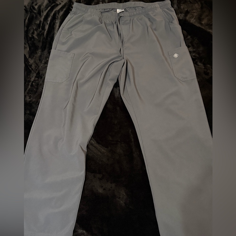 Easy Stretch Pewter Scrub Pants